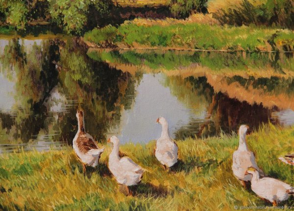 Гуси для декупажа