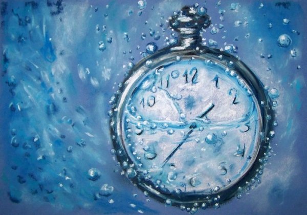 Часы в воде