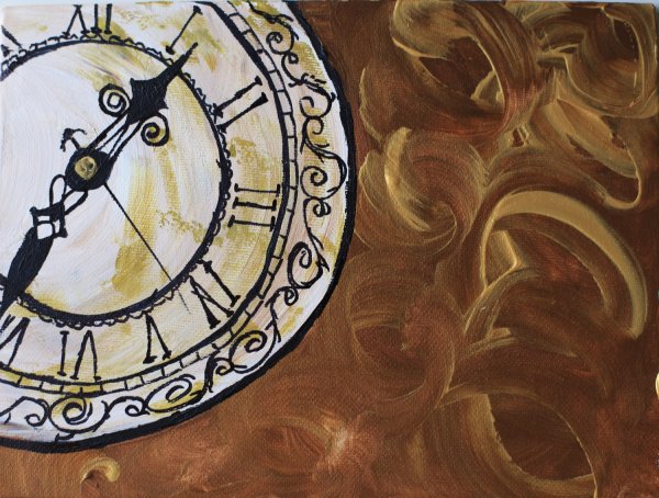 Часы в живописи картины