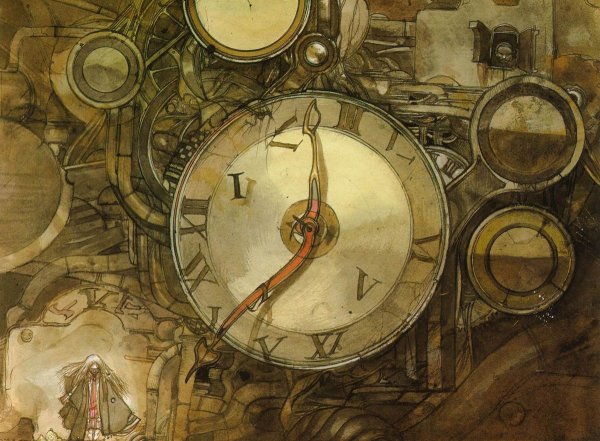 Часы картины художников