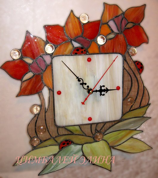 Акварельные часы своими руками
