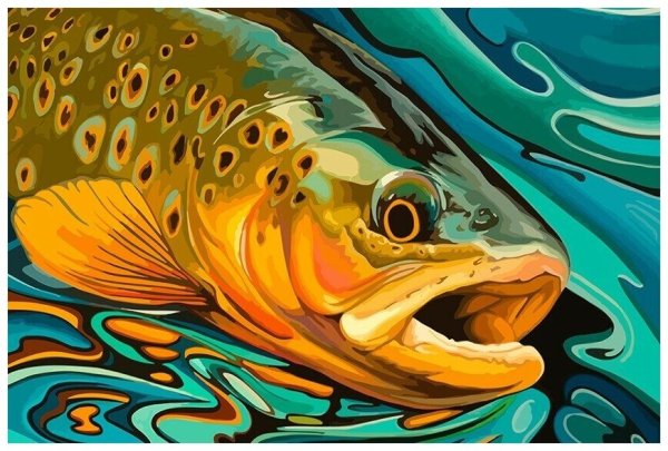 Рыбы в живописи и графике