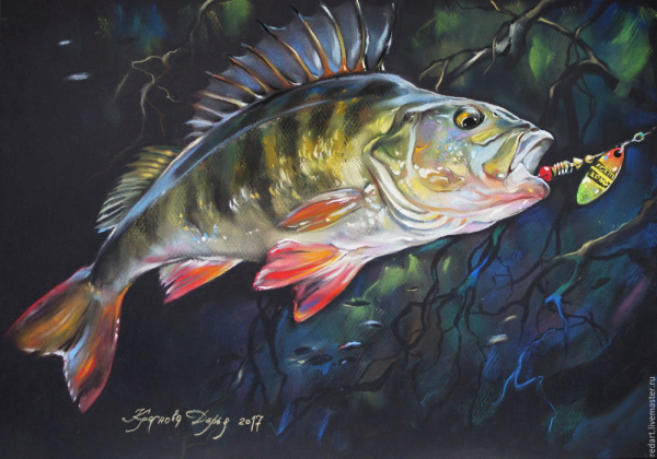 Рыба пастелью