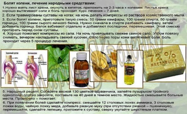 Народные средства для суставов