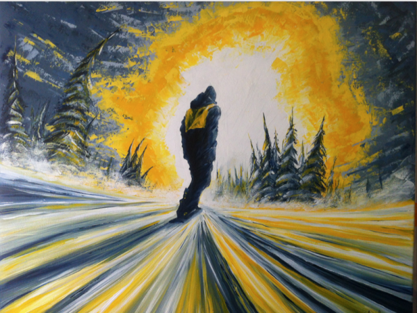 Сноуборд в живописи