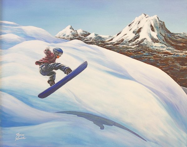 Сноуборд в живописи