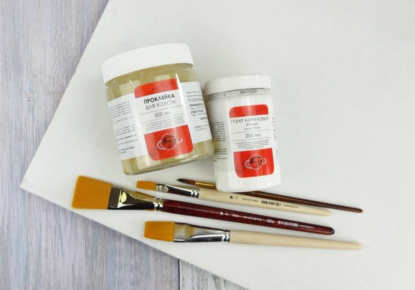 Проклейка холста для живописи