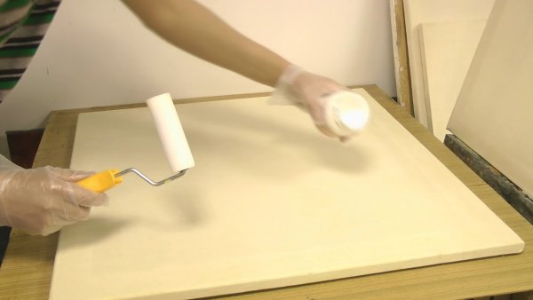 Загрунтованный холст