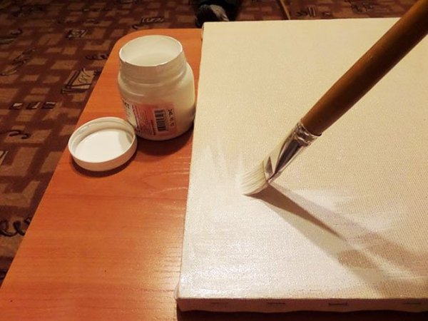 Грунтовка ДВП акрилом для живописи