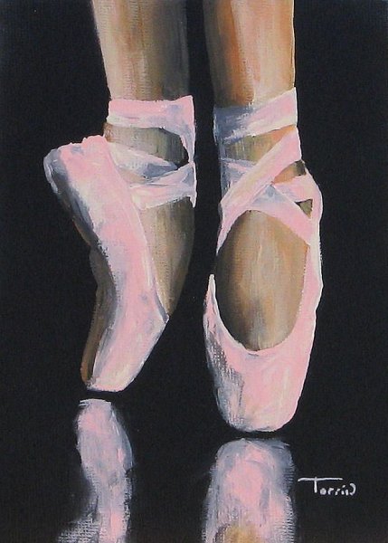 Балетные туфли в живописи