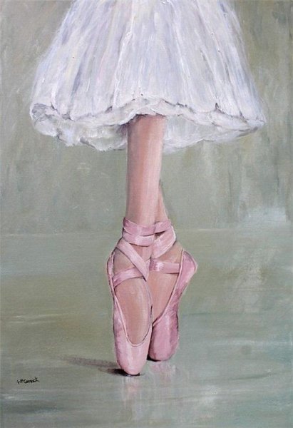 Картина ноги балерины
