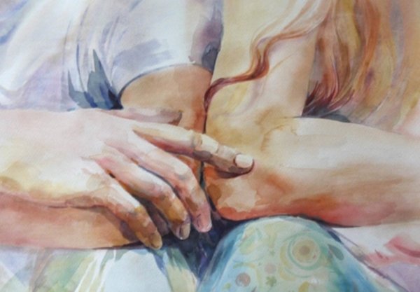 Прикосновение объятия