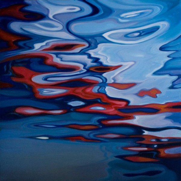 Рябь на воде живопись