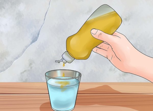 Опыт с маслом и водой