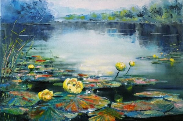 Живопись кувшинки Сахаров