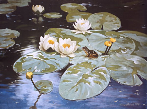 Игорь Белковский. «Натюрморт с васильками». 1995 Г.