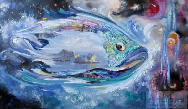 Фантастическая рыба в живописи