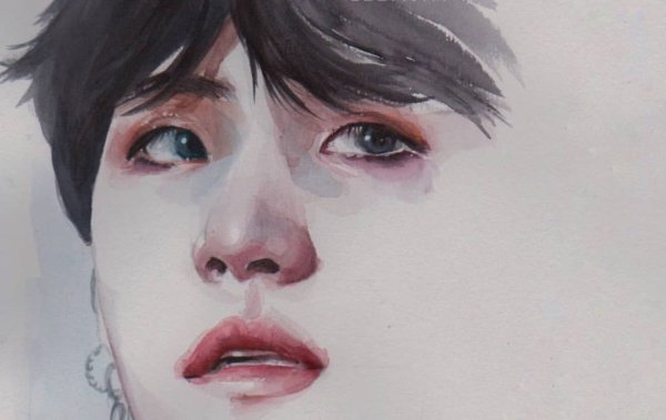 БТС акварелью Чонгук