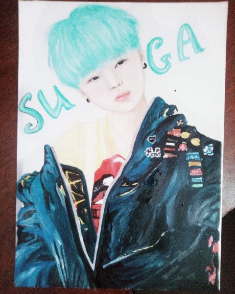 БТС акварелью Чонгук