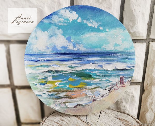 Живопись на круглом холсте