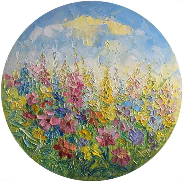 Круглая картина