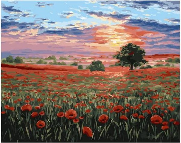 Татьяна Зубова художник Маковое поле