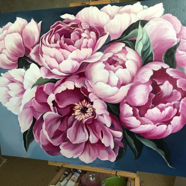 Пионы Marianne Broome