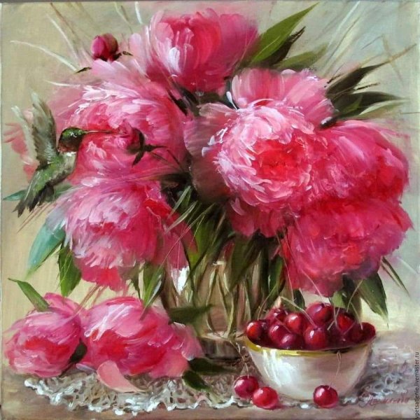 Елена Перминова пионы