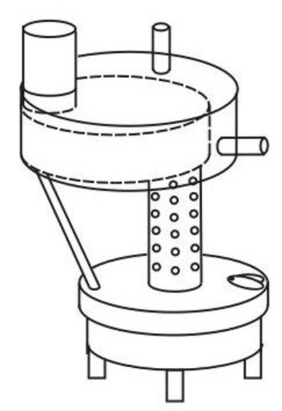 Печь на отработке с водяным контуром чертежи