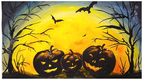 Хэллоуин гуашью