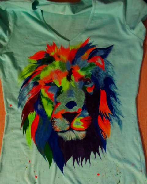 Роспись ткани акриловыми красками