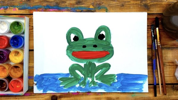 Рисование красками для малышей