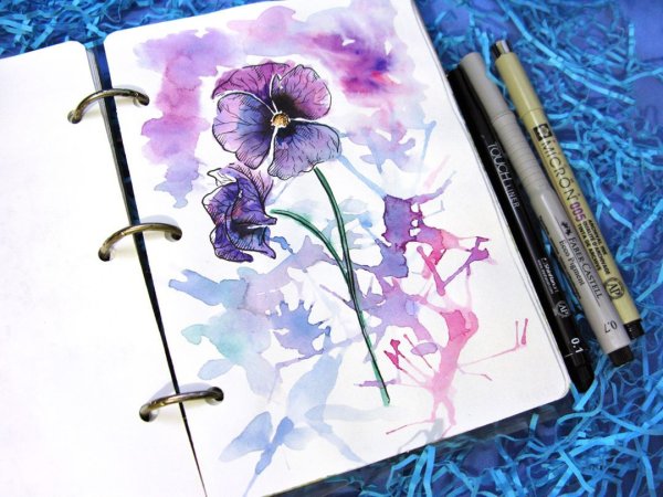 Краски для скетчбука