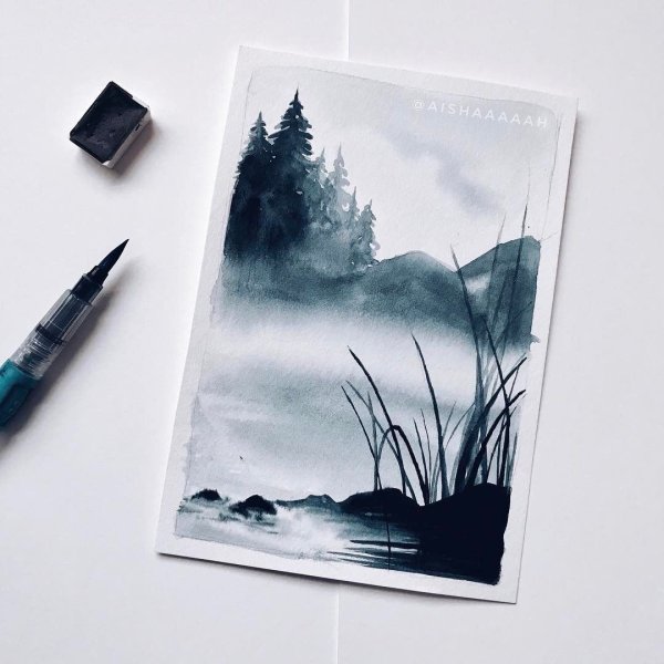 Эстетика рисования акварелью