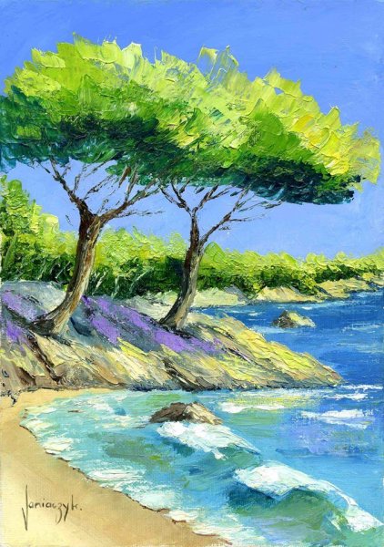 Пейзажи для рисования гуашью