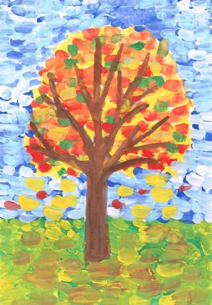 Рисование осень