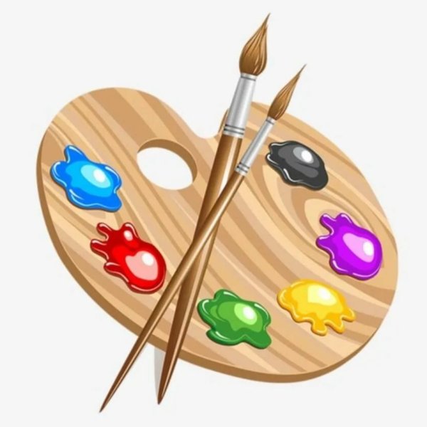 Палитра и кисти