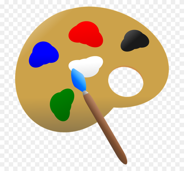 Палитра и кисти