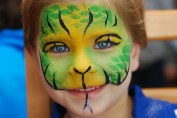 Аквагрим лягушка