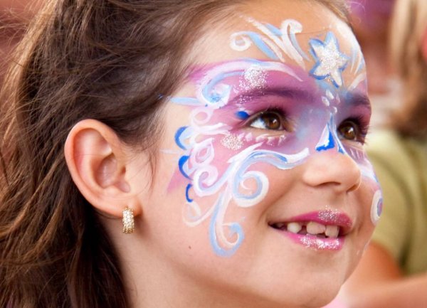 Аквагрим на лице