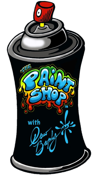 Баллончик с краской арт