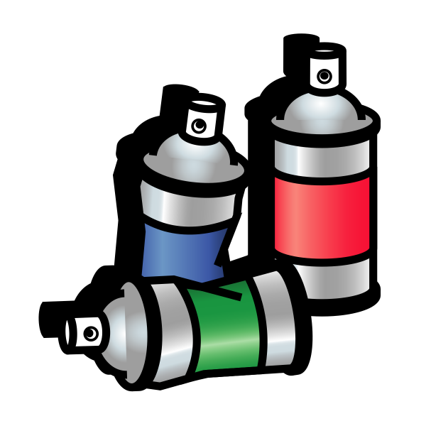 Баллончик с краской вектор