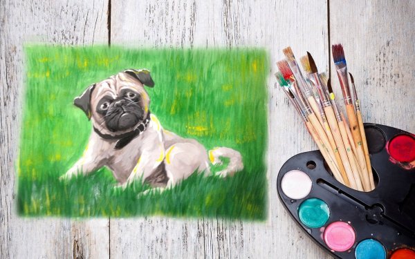 Акварельная лягушка