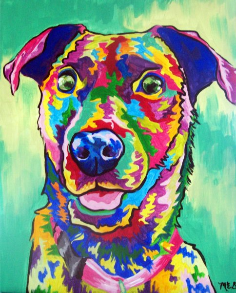 Разноцветные слоны