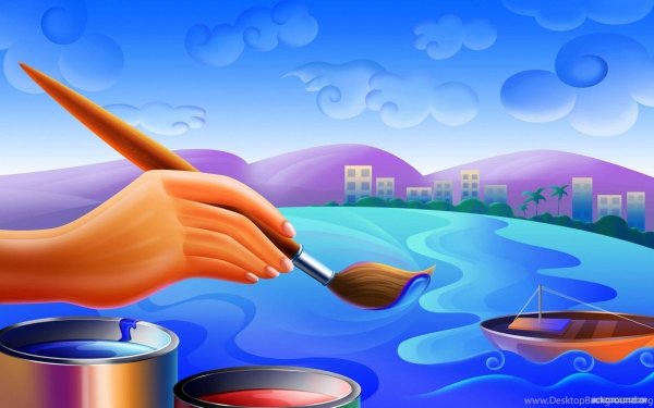 Цветные Кляксы