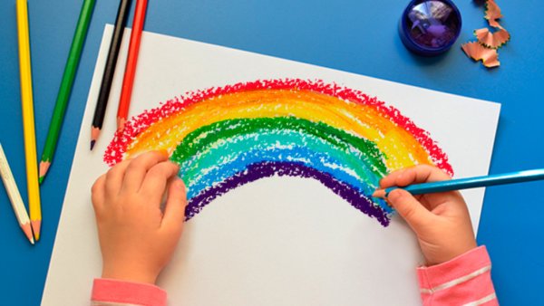 Радуга на грозовом небе