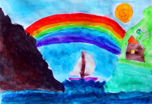 "Пейзаж с радугой" Роберт Данкансон