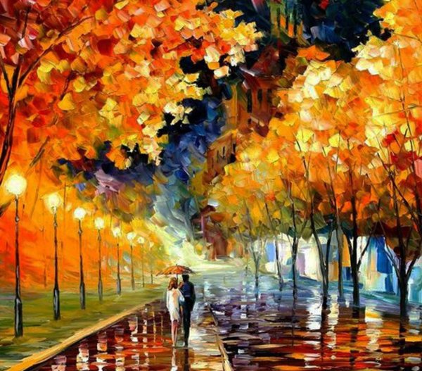 Яркая осень Леонида Афремова