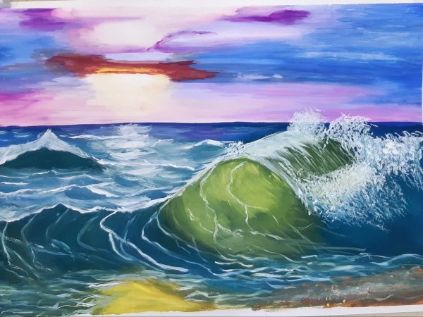 Море рисунок