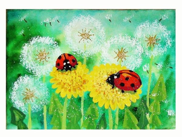 Радуга карандашом